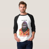T shirt Vain Gorilla ontwerp. (Voorkant volledig)