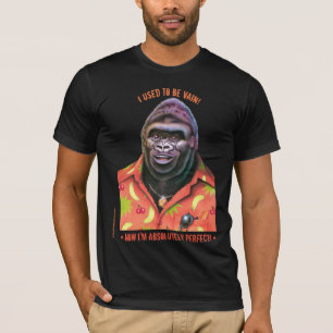 T shirt Vain Gorilla ontwerp.