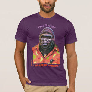 T shirt Vain Gorilla ontwerp.