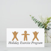 T-SHIRT vakantiegeld Feestdagenkaart (Staand voorkant)