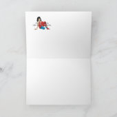 T-SHIRT Valentijn sms'en Feestdagen Kaart (Binnen)