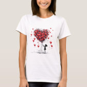 T-shirt Valentines Day Hearts (Voorkant)