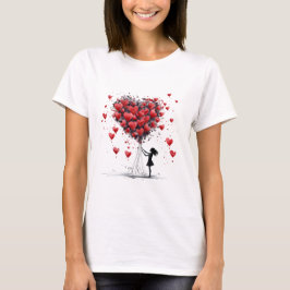 T-shirt Valentines Day Hearts