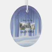 T-SHIRT Valley Forge Glass Ornament (Voorkant Rechts)