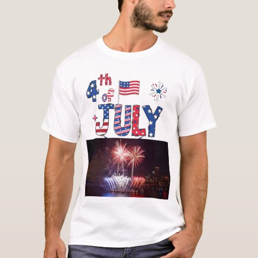 T-shirt van 4 juli (Voorkant)