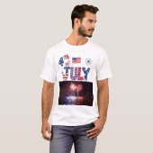 T-shirt van 4 juli (Voorkant volledig)