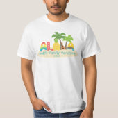 T-shirt van Aloha-Mannen (Voorkant)