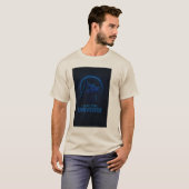 T-shirt van Alpha Wolf | Futuristische kunst van h (Voorkant volledig)
