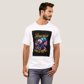T-shirt van Amerikaans (Voorkant volledig)
