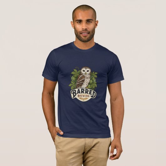 T-shirt van Barred Brewing (Voorkant volledig)