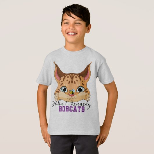 T-shirt van Bee Bobcat (Voorkant volledig)