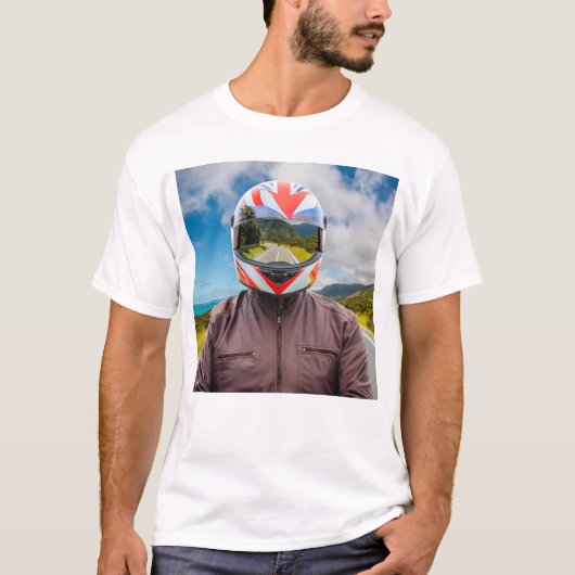 T-Shirt van biker (Voorkant)