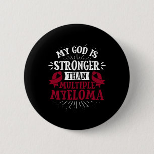 T-shirt van bloedkanker - multipel myeloom bewustz ronde button 5,7 cm