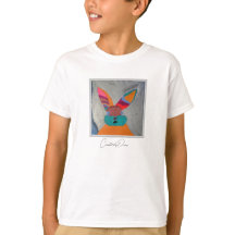 T-shirt van Bonnie Bunnie Child - Creatief geteken