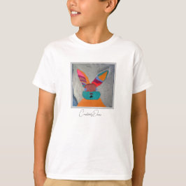 T-shirt van Bonnie Bunnie Child - Creatief geteken
