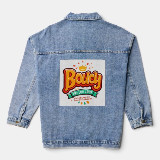 T-shirt van Boucy Crown Fun Denim Jacket (Achterkant)