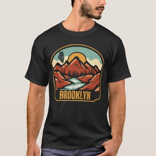 T-shirt van Brooklyn, Illinois (Voorkant)