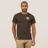 T-shirt van bruine paarden (Voorkant volledig)