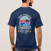 T-shirt van Californië - The Golden State Vibes T- (Achterkant)