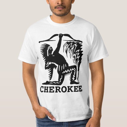 T-SHIRT VAN CHEROKEE INDIANEN (Voorkant)
