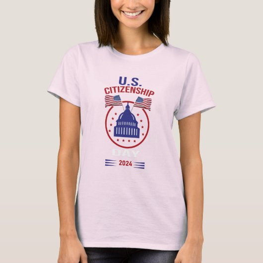 T-shirt van Citizenship Day (Voorkant)