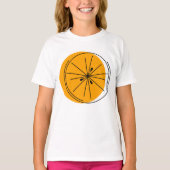 T-shirt van Citrus Oranje meisjes (Voorkant)