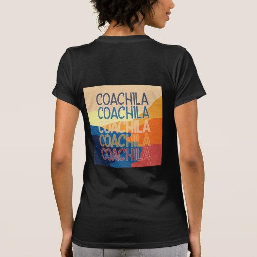 T-shirt van Coachila-vrouwen (Achterkant)