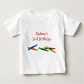 T-shirt van Crayons Birthday Kind (Voorkant)