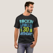 t-shirt van de 30e verjaardag van Rock and Roll Pa (Voorkant volledig)