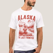 T-shirt van de Alaska Grizzly Frontier (Voorkant)