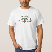 T-shirt van de Amerikaanse Maagdeneilanden (Saint (Voorkant)