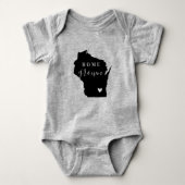 T-shirt van de Amerikaanse staat Wisconsin (Voorkant)