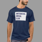 T-shirt van de antisociale club