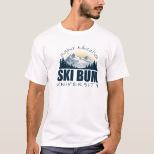 T-shirt van de Bedelaar van de ski de