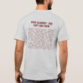 T-shirt van de bosmarmotten (Achterkant)