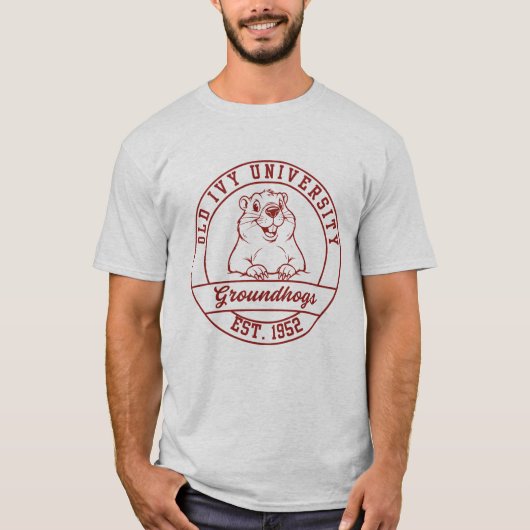 T-shirt van de bosmarmotten (Voorkant)