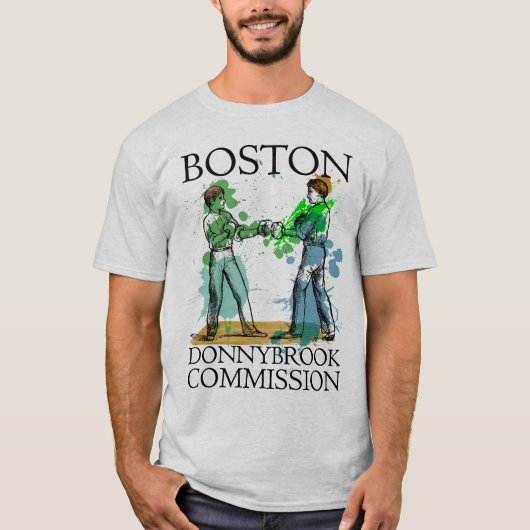 T-shirt van de Boston Donnybrook Commission (Voorkant)