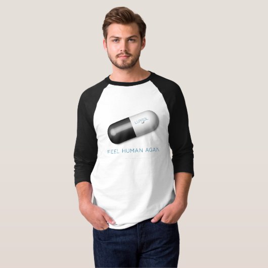 T-shirt van de capsule Lupitol™ Raglan (Voorkant volledig)