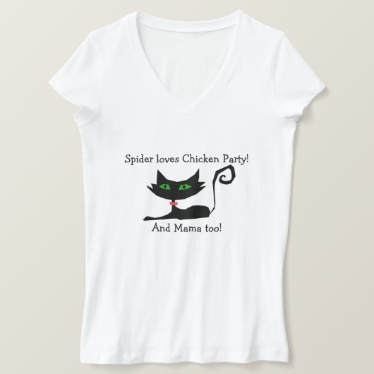 T-shirt van de Chicken Party (Design voorkant)