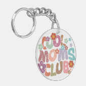 T-shirt van de Cool Moms Club Sleutelhanger (Voorkant Links)