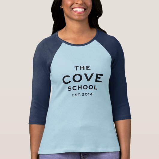 T-shirt van de Cove School Women (Voorkant)