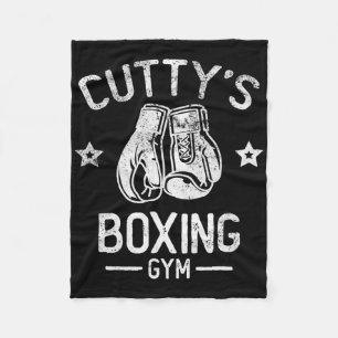 T-shirt van de Cutty's Boxing Gym Est 1975 Boxing Fleece Deken