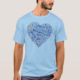 T-shirt van de familie Watts Blue