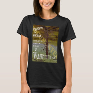 T-shirt van de Freedom Tree - Vrijheid van menings
