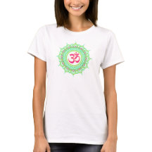 T-shirt van de groene om mandala
