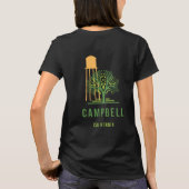 t-shirt van de groenen campbell california (Achterkant)