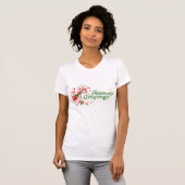 T-shirt van de groeten van het kerstseizoen (Voorkant volledig)