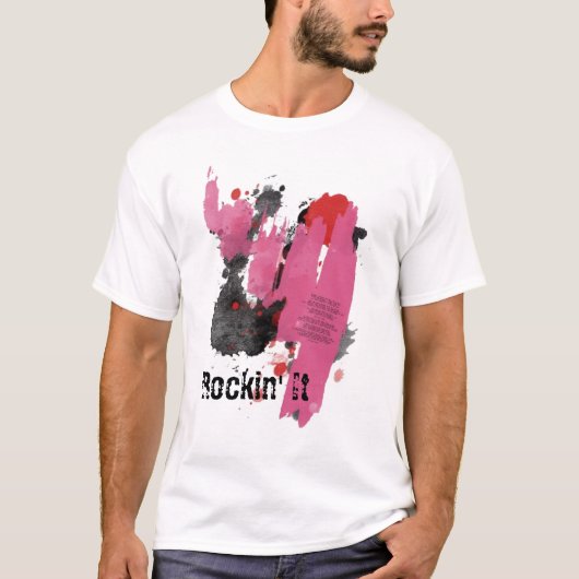 T-shirt van de Grunge van Rockin (Voorkant)
