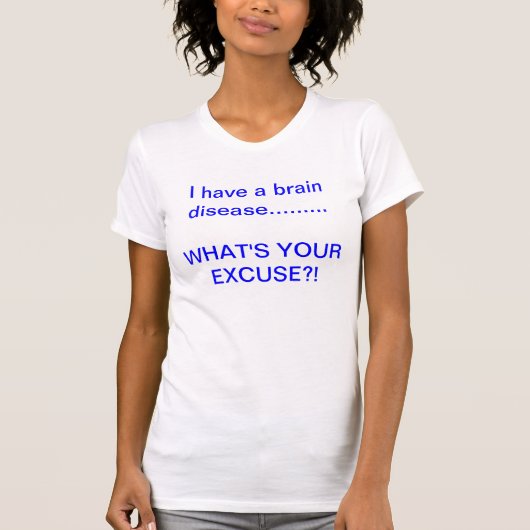 T-shirt van de hersenziekte (Voorkant)