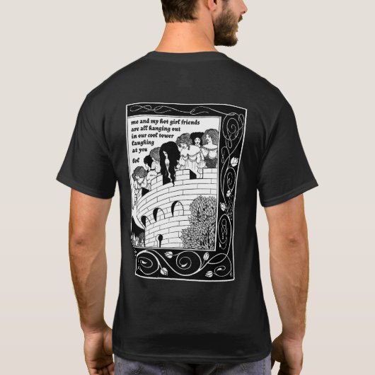 T-shirt van de Hot Girl Club (Achterkant)